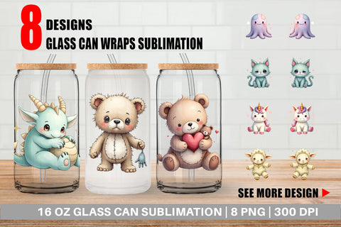 Glass Can Broken Plushie Spirits Sublimation artnoy 