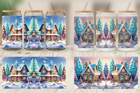 Glass Can Candyland House Sublimation artnoy 