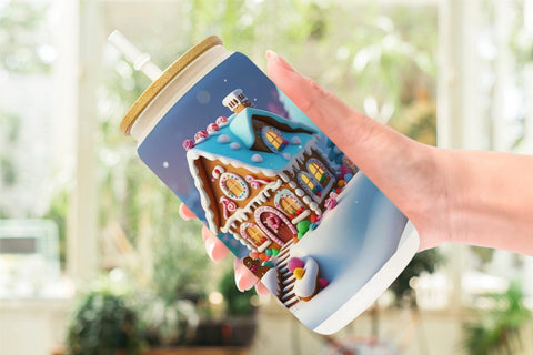 Glass Can Candyland House Sublimation artnoy 