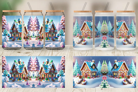 Glass Can Candyland House Sublimation artnoy 