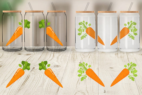 Glass Can Carrot Sublimation artnoy 