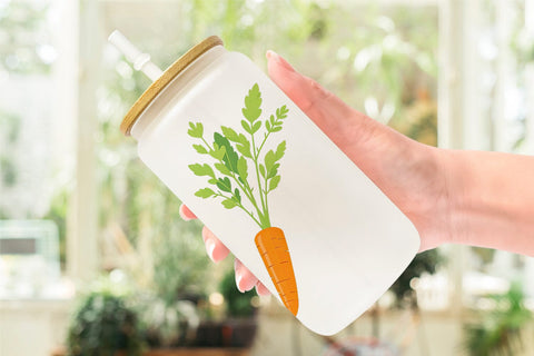 Glass Can Carrot Sublimation artnoy 