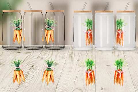 Glass Can Carrot Sublimation artnoy 
