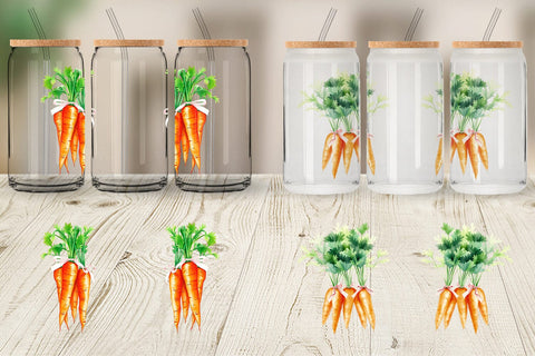 Glass Can Carrot Sublimation artnoy 