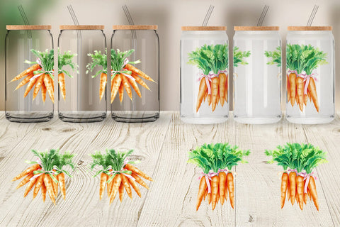 Glass Can Carrot Sublimation artnoy 