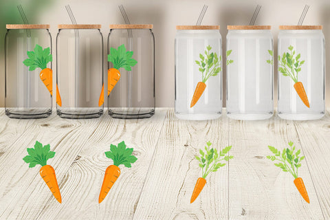 Glass Can Carrot Sublimation artnoy 