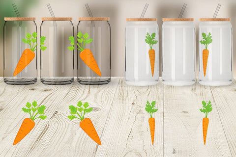 Glass Can Carrot Sublimation artnoy 