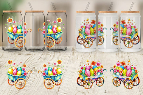 Glass Can Cart Easter Sublimation artnoy 