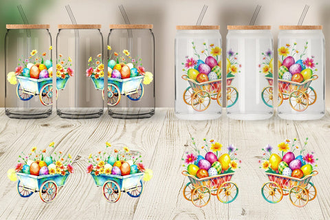 Glass Can Cart Easter Sublimation artnoy 