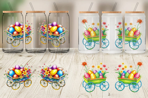 Glass Can Cart Easter Sublimation artnoy 