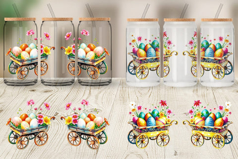 Glass Can Cart Easter Sublimation artnoy 