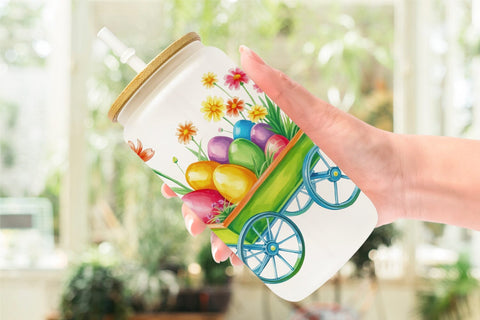 Glass Can Cart Easter Sublimation artnoy 