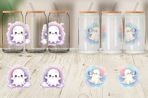 Glass Can Celestial Ghosts Sublimation artnoy 