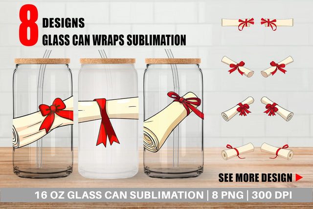 Glass Can Certificate Sublimation artnoy 
