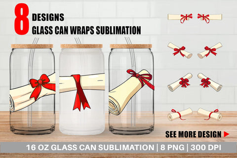 Glass Can Certificate Sublimation artnoy 
