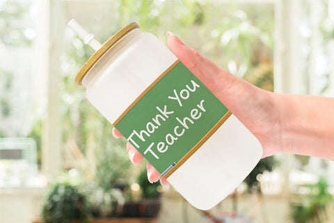 Glass Can Chalkboard Sublimation artnoy 