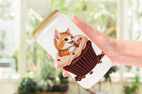 Glass Can Chocolate Animals Sublimation artnoy 