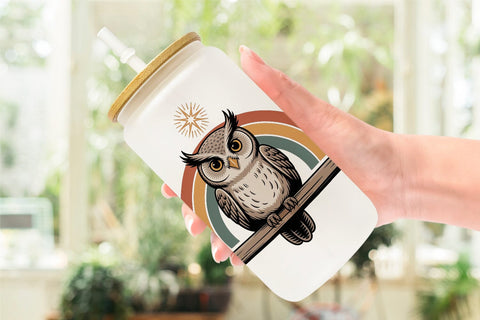 Glass Can Christian Vintage Sublimation artnoy 