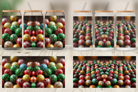 Glass Can Christmas Candies Sublimation artnoy 