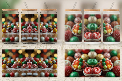 Glass Can Christmas Candies Sublimation artnoy 
