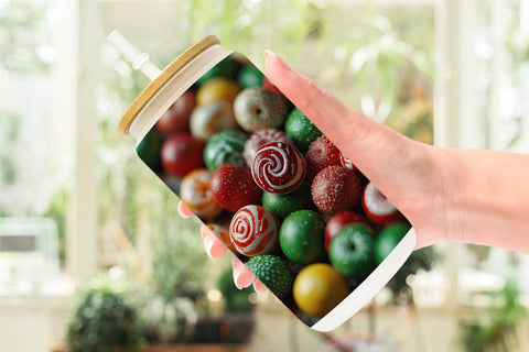 Glass Can Christmas Candies Sublimation artnoy 