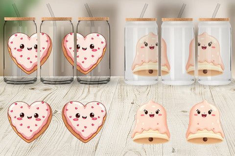 Glass Can Christmas Cookies Sublimation artnoy 