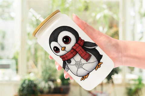 Glass Can Christmas Voodoo Doll Characters Sublimation artnoy 