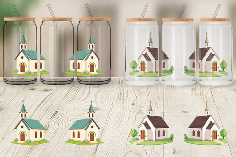 Glass Can Church Sublimation artnoy 
