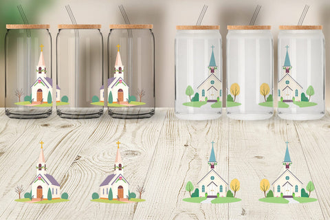 Glass Can Church Sublimation artnoy 