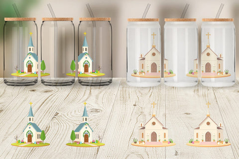 Glass Can Church Sublimation artnoy 