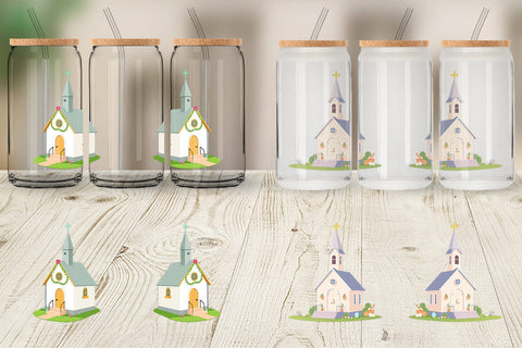 Glass Can Church Sublimation artnoy 