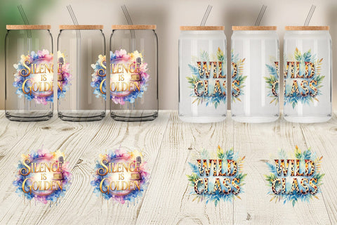 Glass Can Classroom Chaos Quotes Sublimation artnoy 