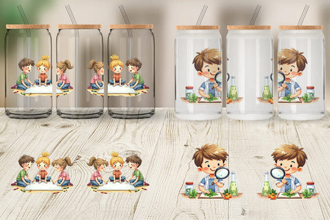 Glass Can Classroom Moments Sublimation artnoy 