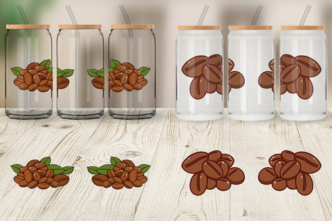 Glass Can Cocoa Beans Sublimation artnoy 
