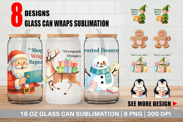 Glass Can Consumerism Satire Sublimation artnoy 