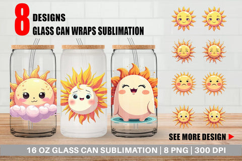 Glass Can Cool Soul Sun Sublimation artnoy 