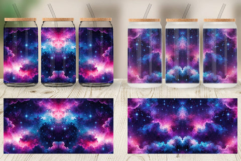 Glass Can Cosmic Glow Sublimation artnoy 