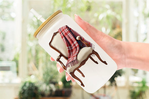 Glass Can Cozy Autumn Home Office Sublimation artnoy 