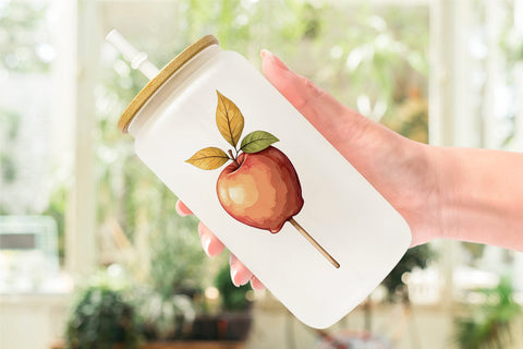 Glass Can Cozy Autumn Treats Sublimation artnoy 