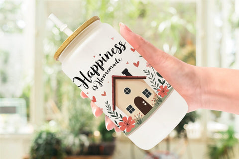 Glass Can Cozy Family and Friends Quotes Sublimation artnoy 