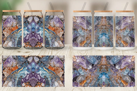 Glass Can Cracked Iridescent Sublimation artnoy 