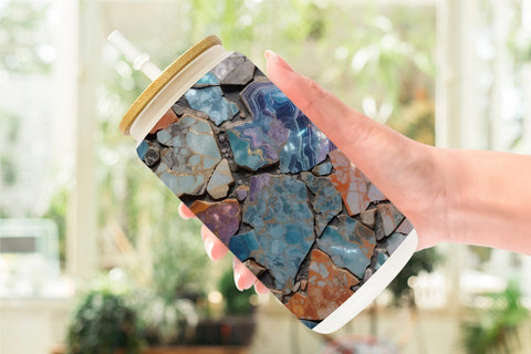 Glass Can Cracked Iridescent Sublimation artnoy 