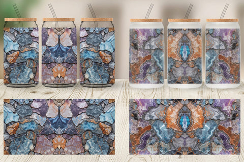 Glass Can Cracked Iridescent Sublimation artnoy 