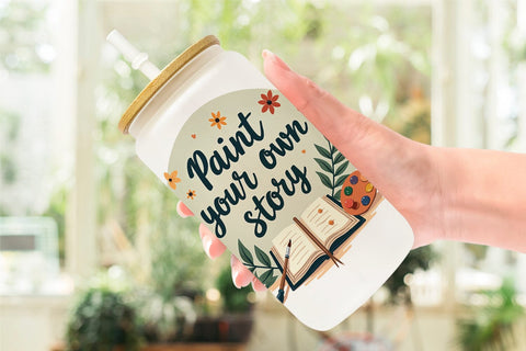 Glass Can Creative Pursuit Quotes Sublimation artnoy 