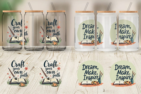 Glass Can Creative Pursuit Quotes Sublimation artnoy 