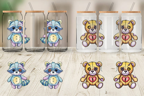 Glass Can Creepy Cute Pastel Halloween Sublimation artnoy 