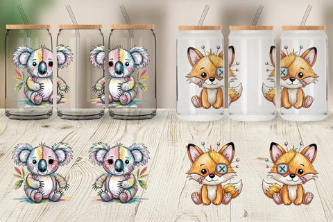 Glass Can Creepy Cute Pastel Halloween Sublimation artnoy 