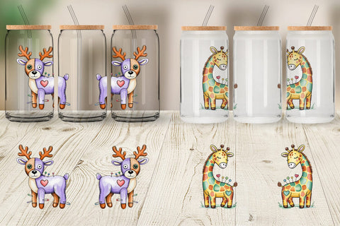 Glass Can Creepy Cute Pastel Halloween Sublimation artnoy 