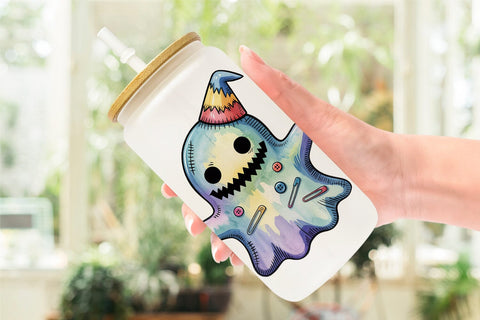 Glass Can Creepy Cute Pastel Halloween Sublimation artnoy 