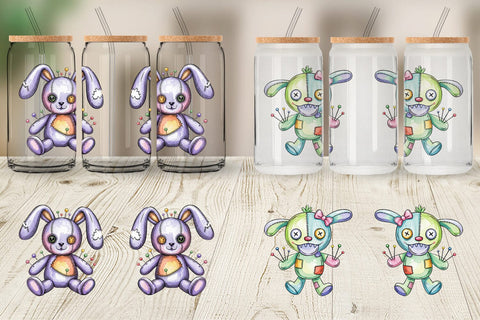 Glass Can Creepy Cute Pastel Halloween Sublimation artnoy 